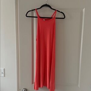 Old Navy Asymmetrical Coral Dress